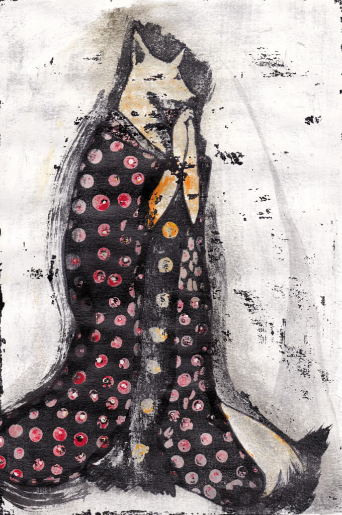Madama Volpe Kitsune illustration by tostoini