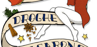 Cover art for Sesso Droghe e Macarons by Roberta Deiana, Sperling & Kupfer illustration by Tostoini