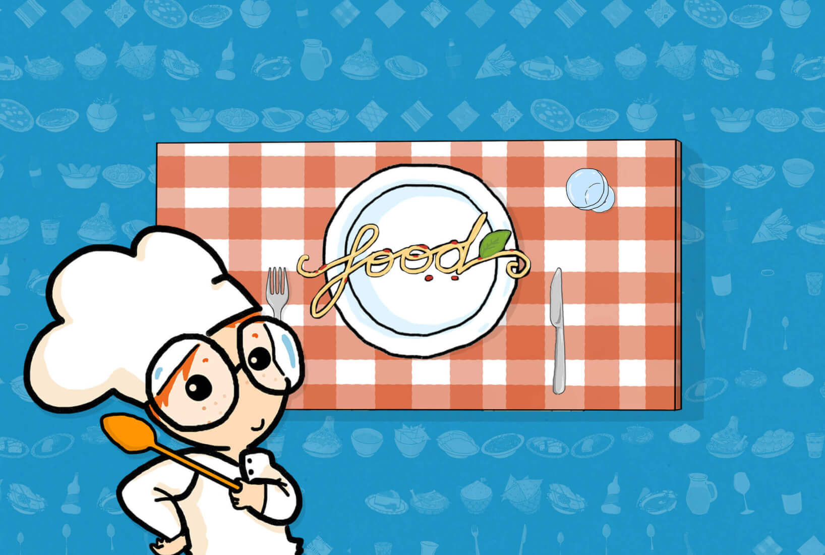 Illustration for WORLD Food – educational kids app