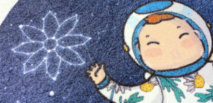 daisy the astronaut work in progress custom made illustration tostoini