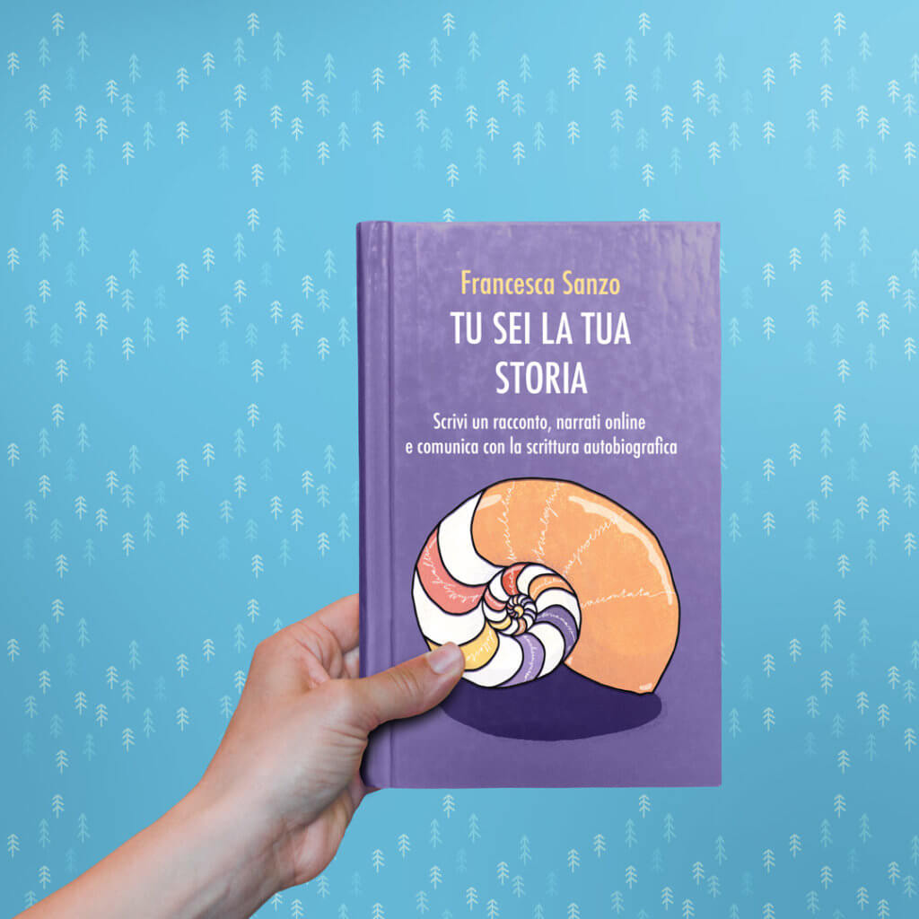 cover illustration for tu sei la tua storia, a book by francesca sanzo published by giraldo