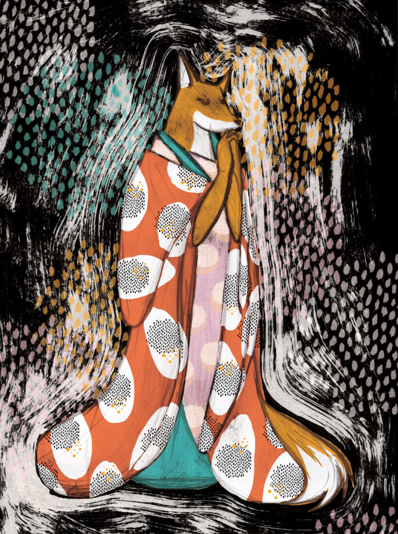 madame-kitsune-fox-illustration-tostoini